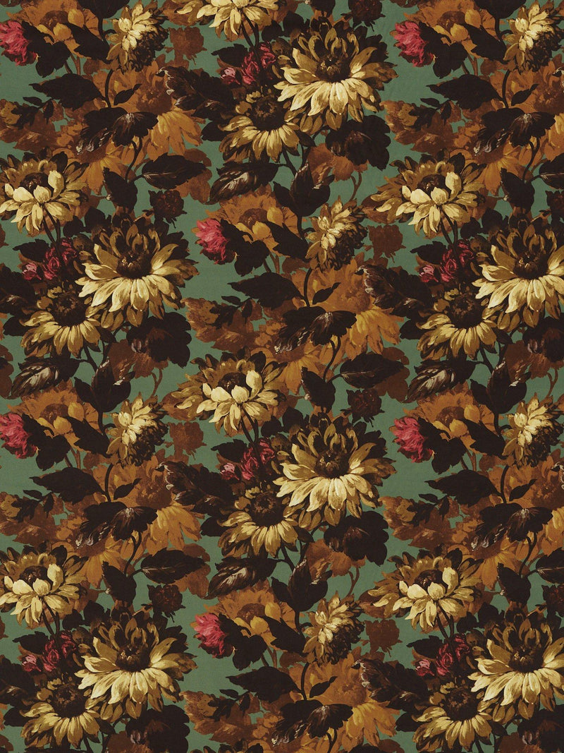 Clarke & Clarke Sunforest Velvet Furnishing Fabric, imported from the UK