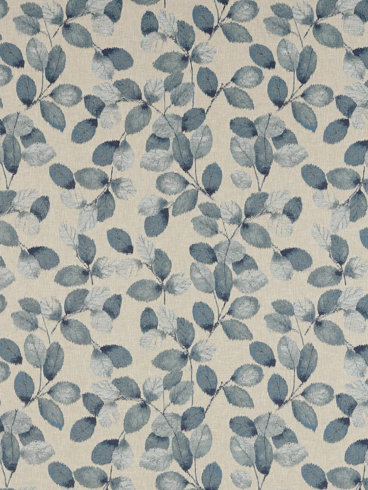 Clarke & Clarke Northia furnishing fabric jacquard leaf pattern, UK version