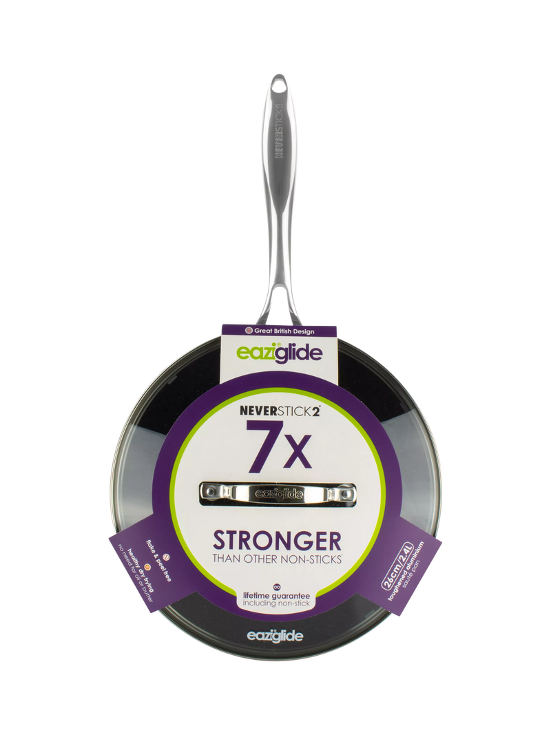 Eaziglide non-stick saute pan 26cm, imported from the UK