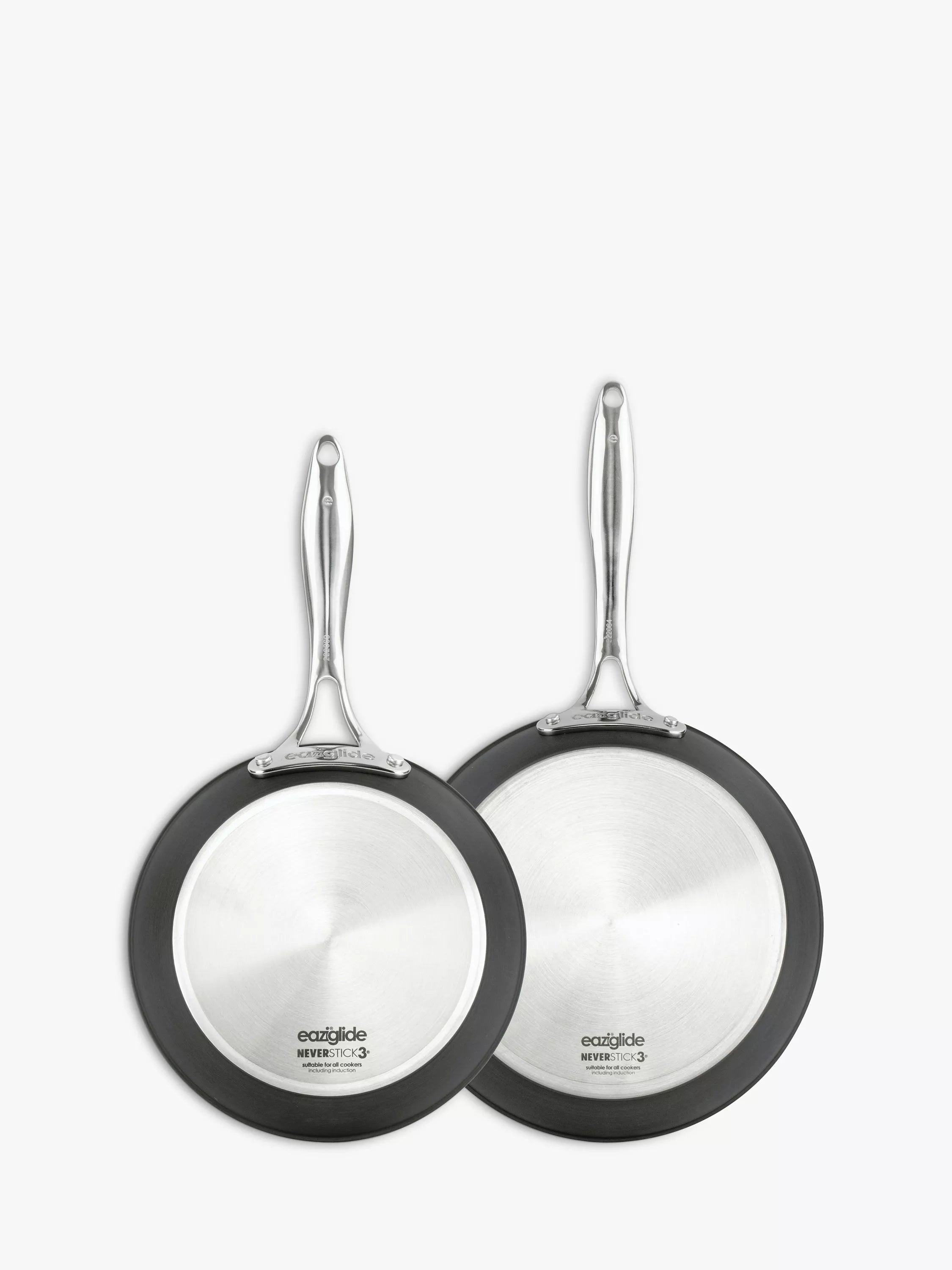 Eaziglide Neverstick3 Professional Aluminium Non-Stick Pan Set 5 Piece - British product