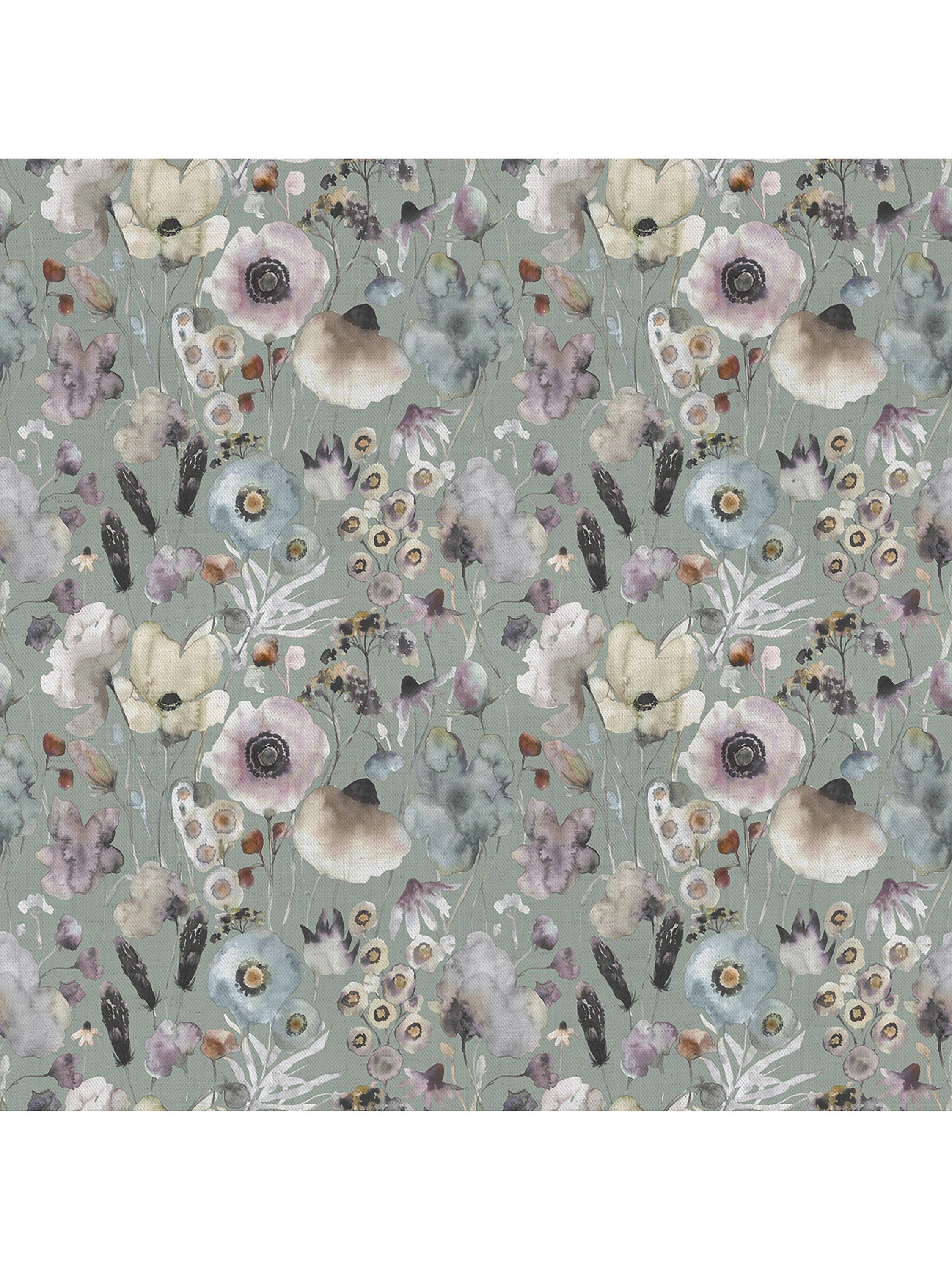 Voyage Hibbertia furnishing fabric floral design, UK version