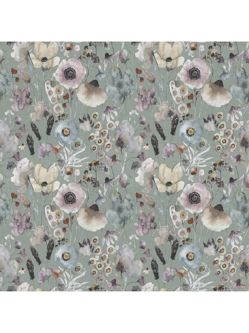 Voyage Hibbertia furnishing fabric floral design, UK version