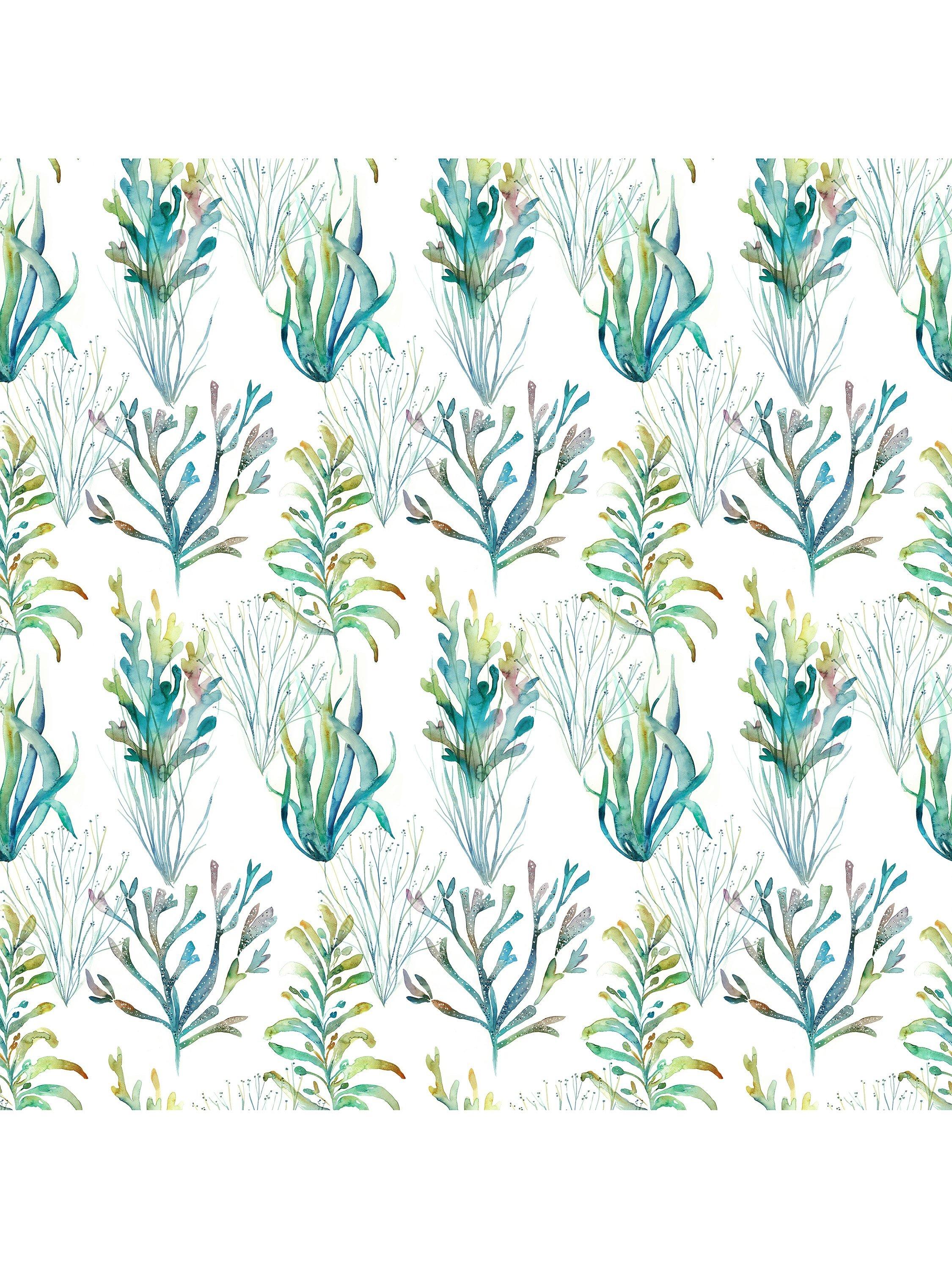 Voyage furnishing fabric coral reef print 136cm, UK version
