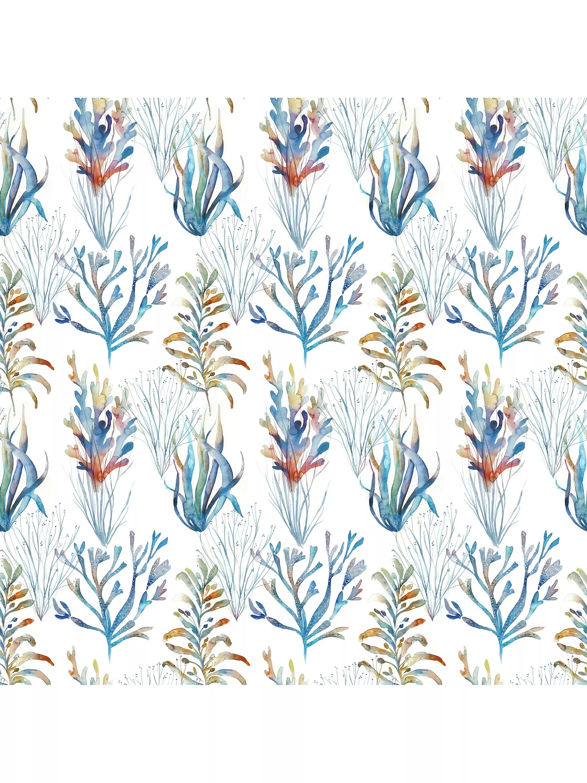 Voyage furnishing fabric coral reef print 136cm, UK version