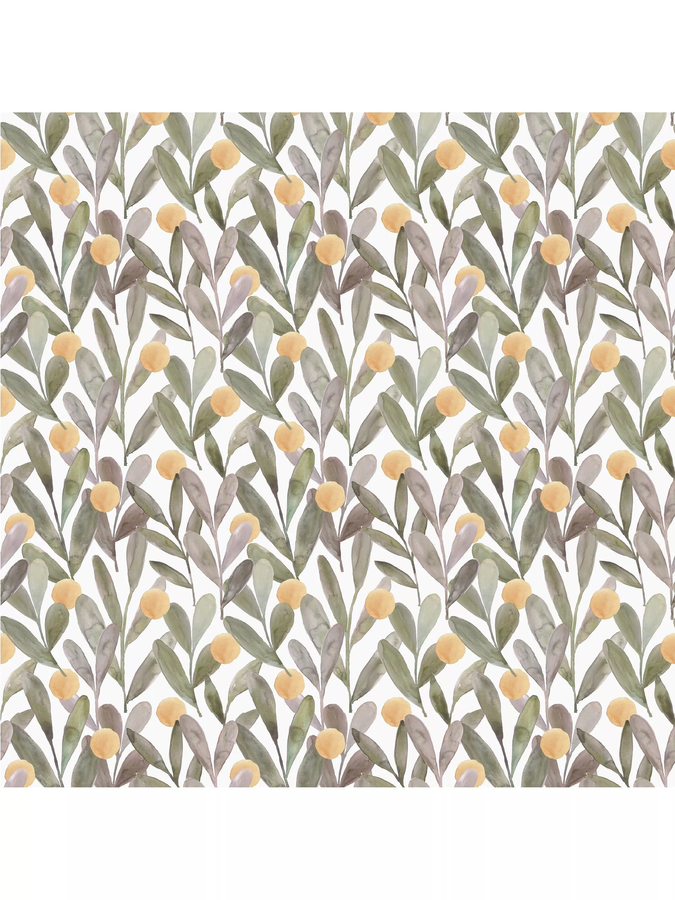 Voyage Enso furnishing fabric floral leaves pattern 138cm (British brand)