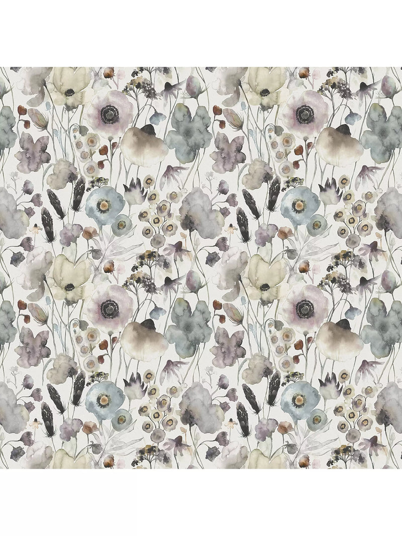 Voyage Hibbertia furnishing fabric floral design, UK version