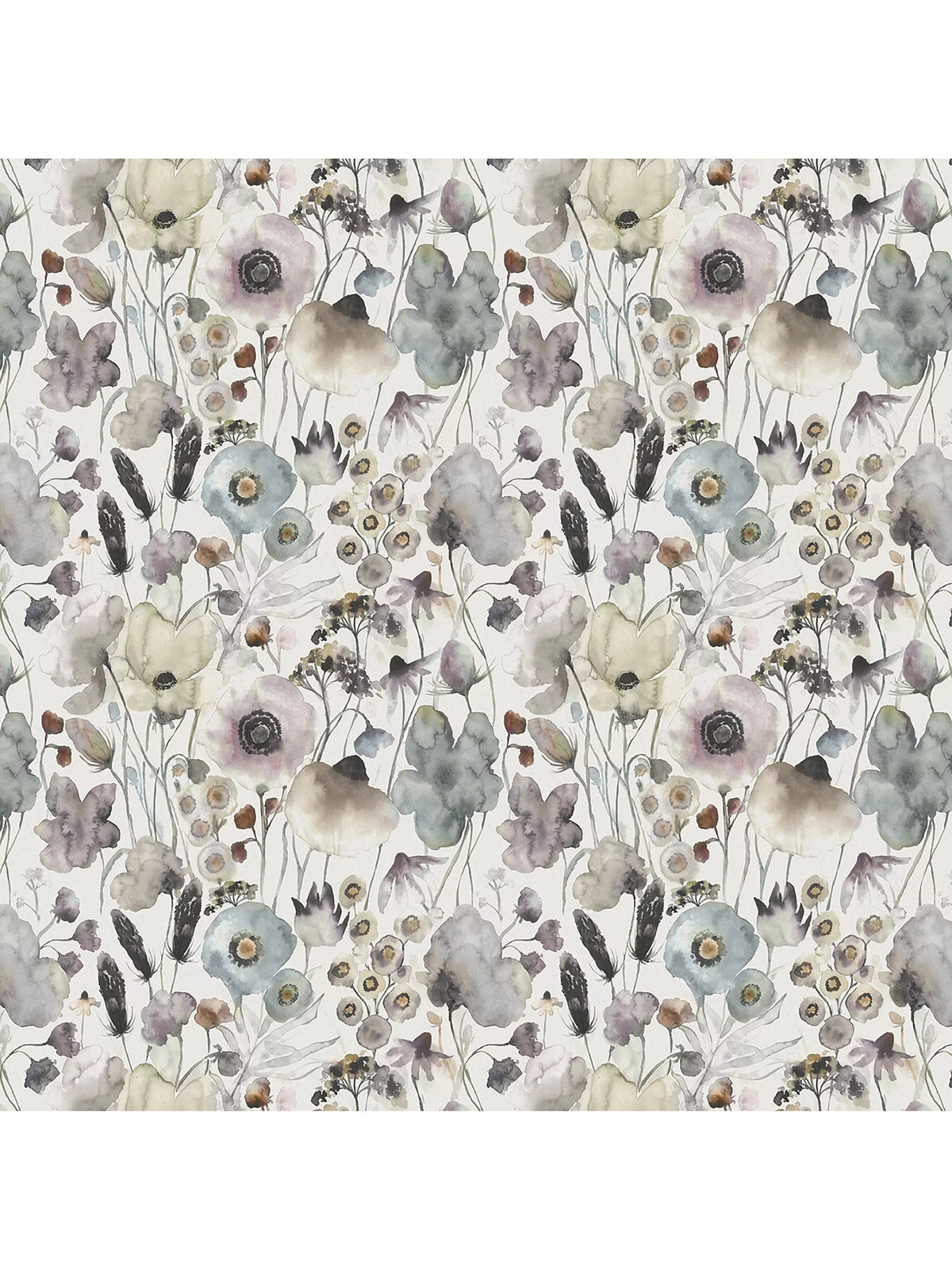 Voyage Hibbertia furnishing fabric floral design, UK version