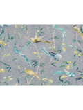 Romo Pluma fabric tropical bird design linen blend, imported from the UK