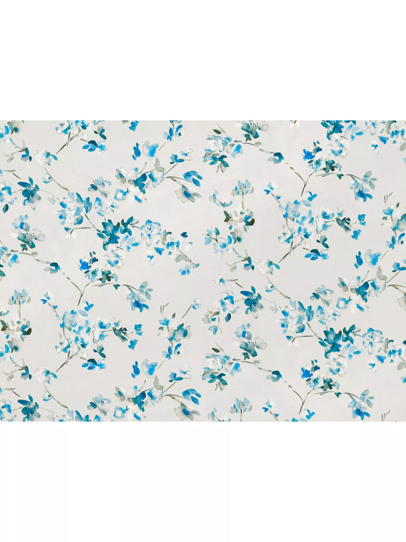 Romo Thalia Floral Cotton-Satin Furnishing Fabric 138cm