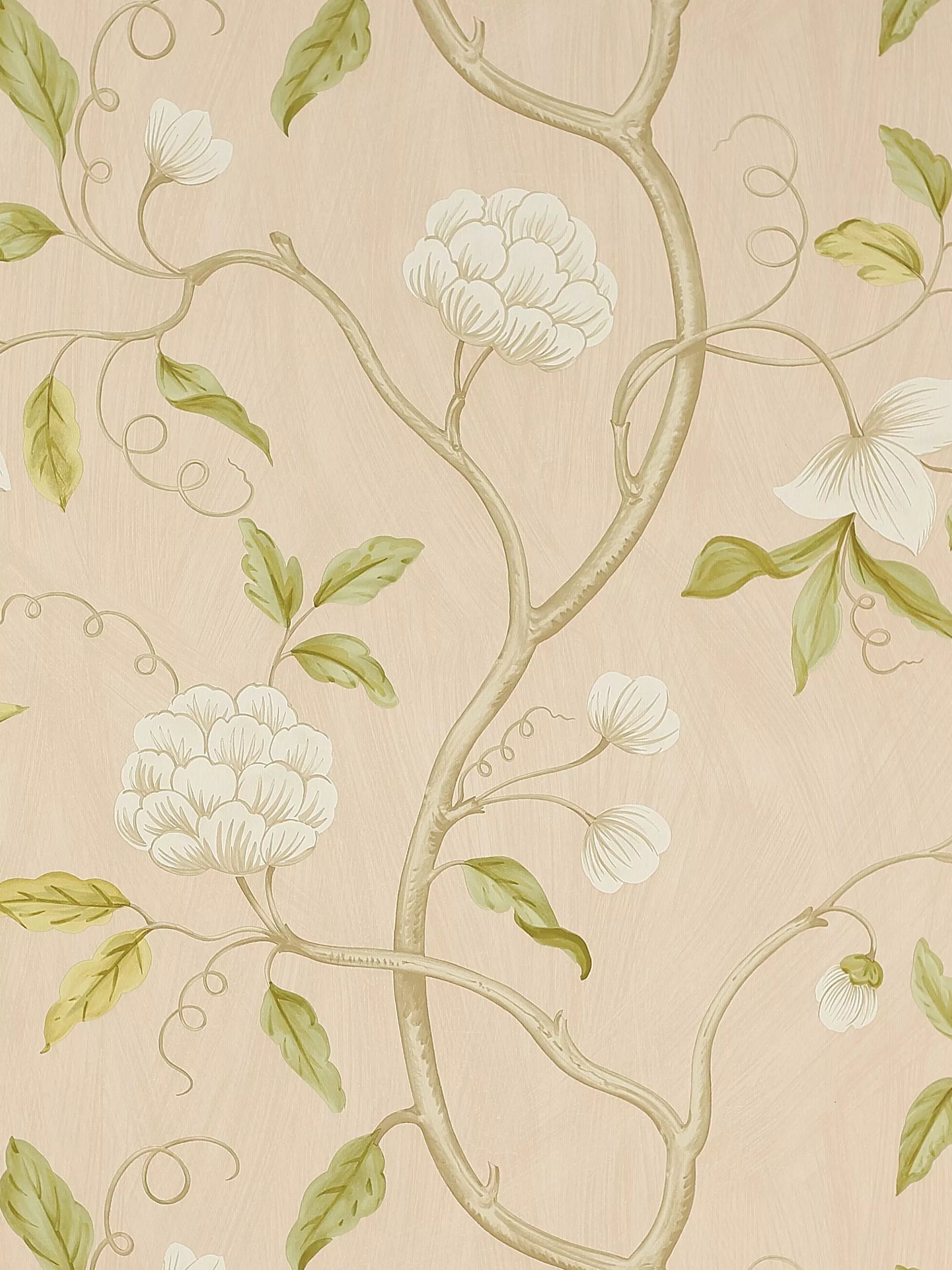 Colefax and Fowler Snow Tree wallpaper 10m roll - British product