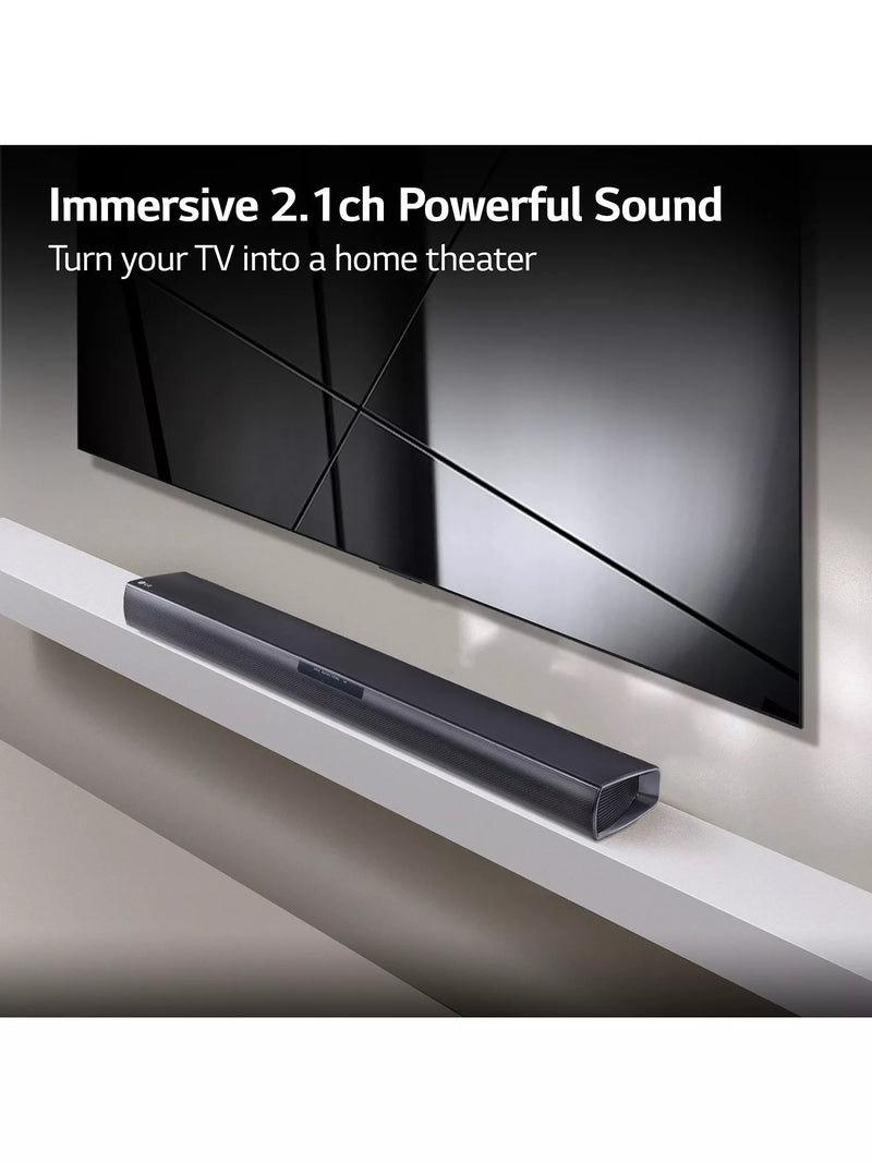 LG SQC1 soundbar with wireless subwoofer (British brand)