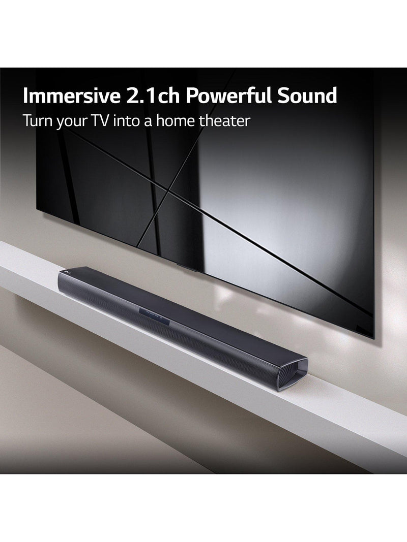 LG SQC1 soundbar with wireless subwoofer (British brand)