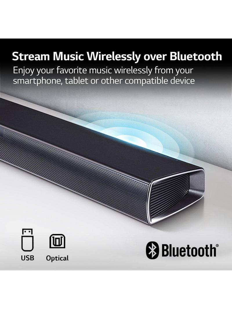 LG SQC1 soundbar with wireless subwoofer (British brand)
