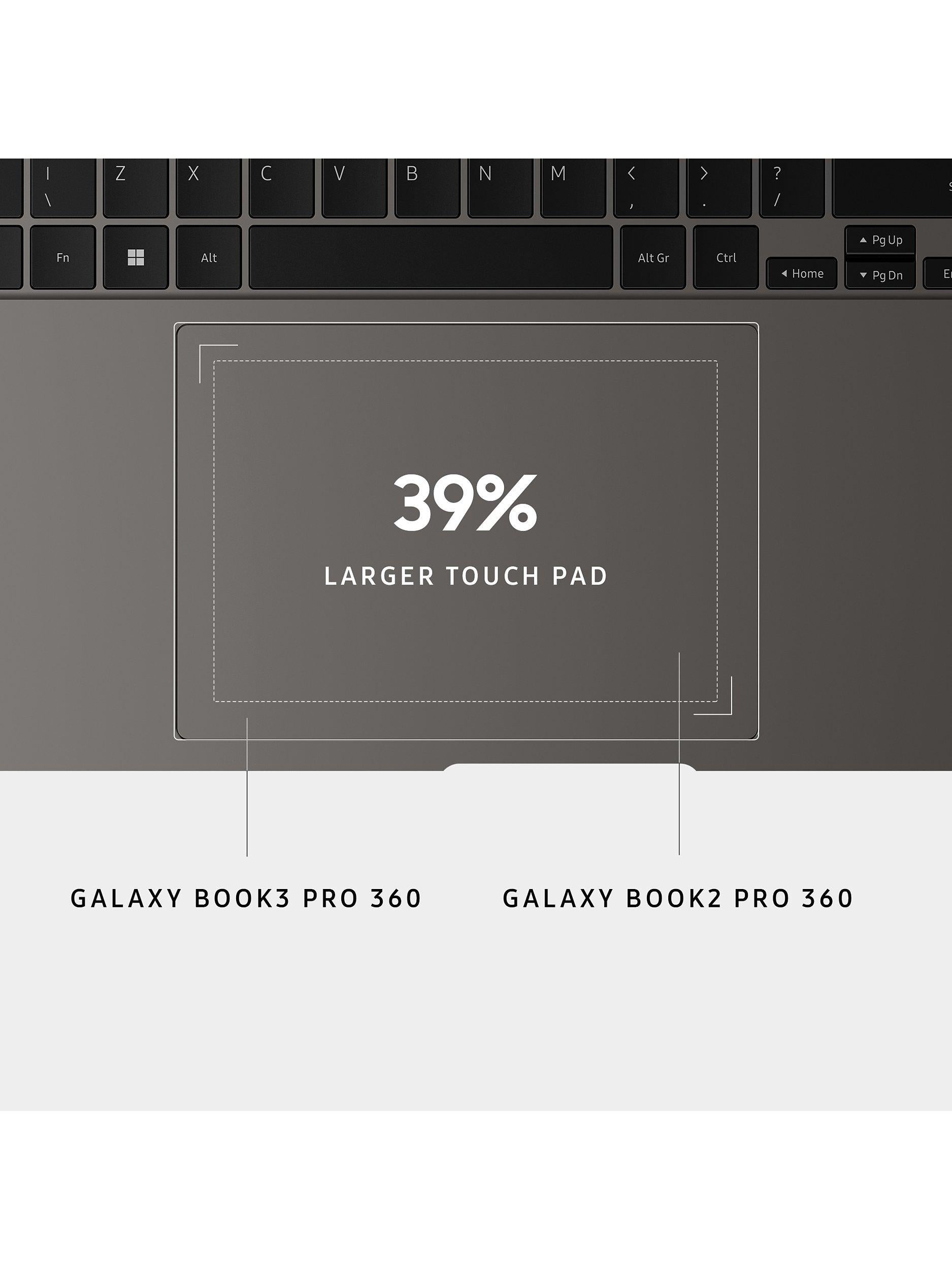 Samsung Galaxy Book3 Pro 360 laptop 16 inch graphite, UK version