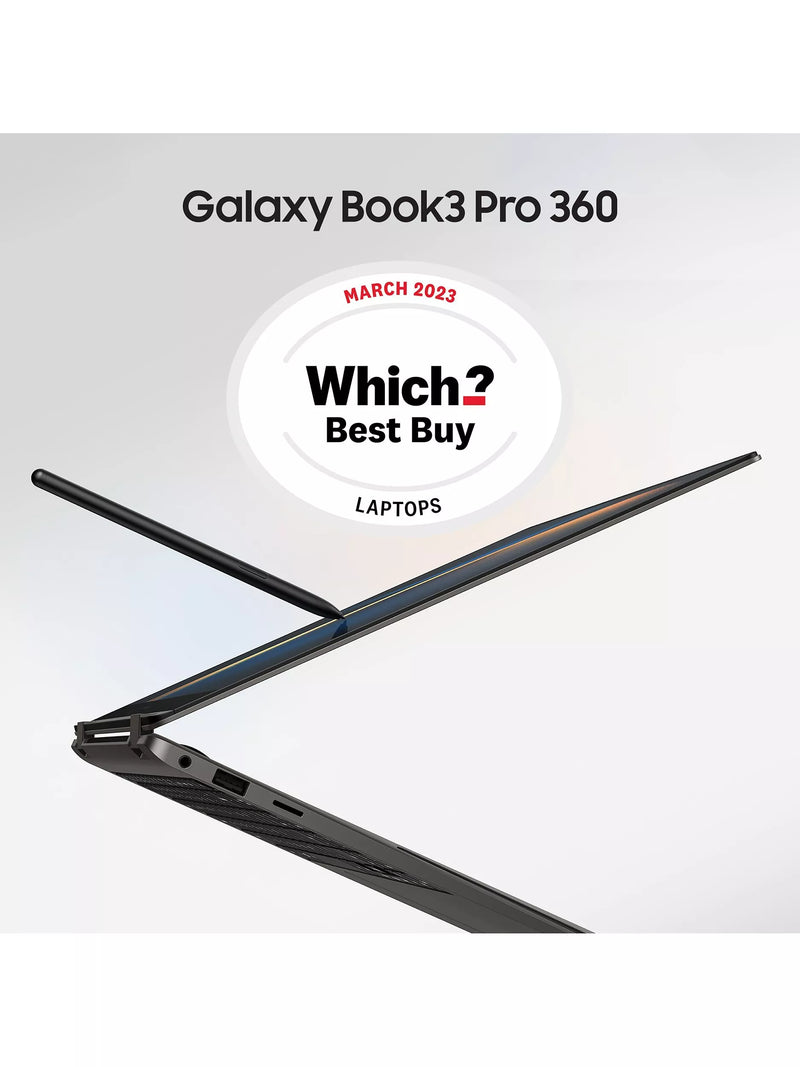 Samsung Galaxy Book3 Pro 360 laptop 16 inch graphite, UK version