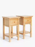 John Lewis Wilton Bedside Tables Set of 2