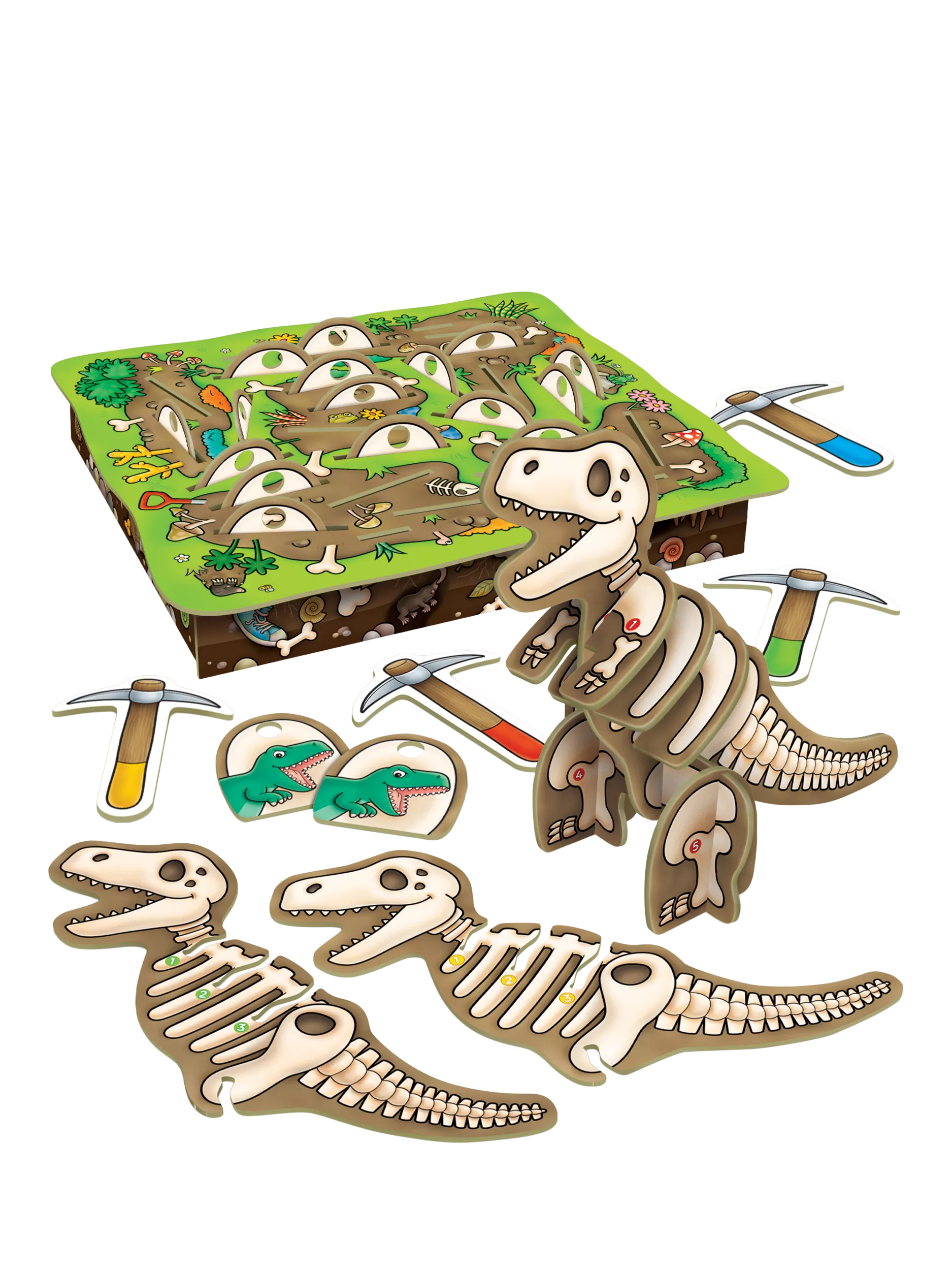 Orchard Toys Dinosaur Dig board game for ages 4+ - British product