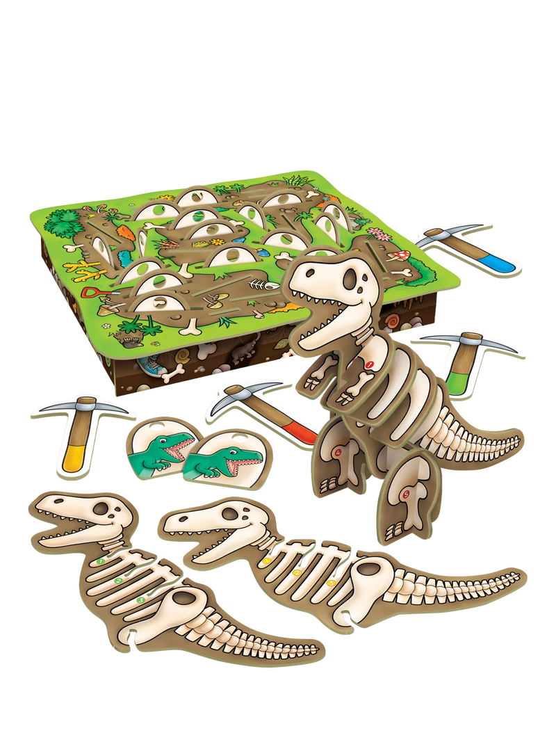 Orchard Toys Dinosaur Dig board game for ages 4+ - British product