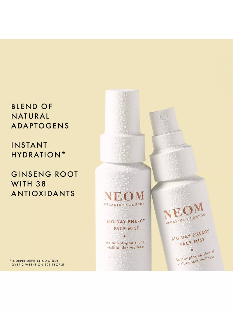 NEOM Big Day Energy face mist 75ml - British product
