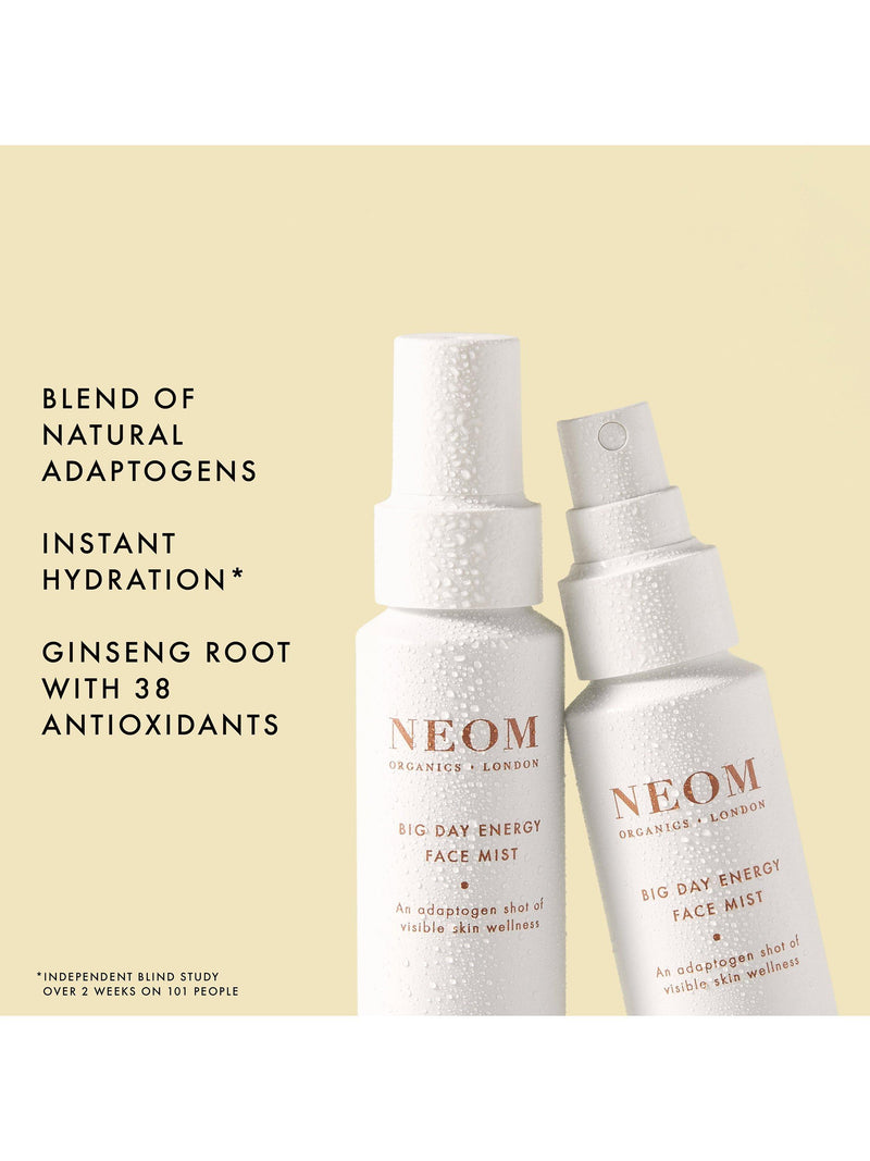 NEOM Big Day Energy face mist 75ml - British product