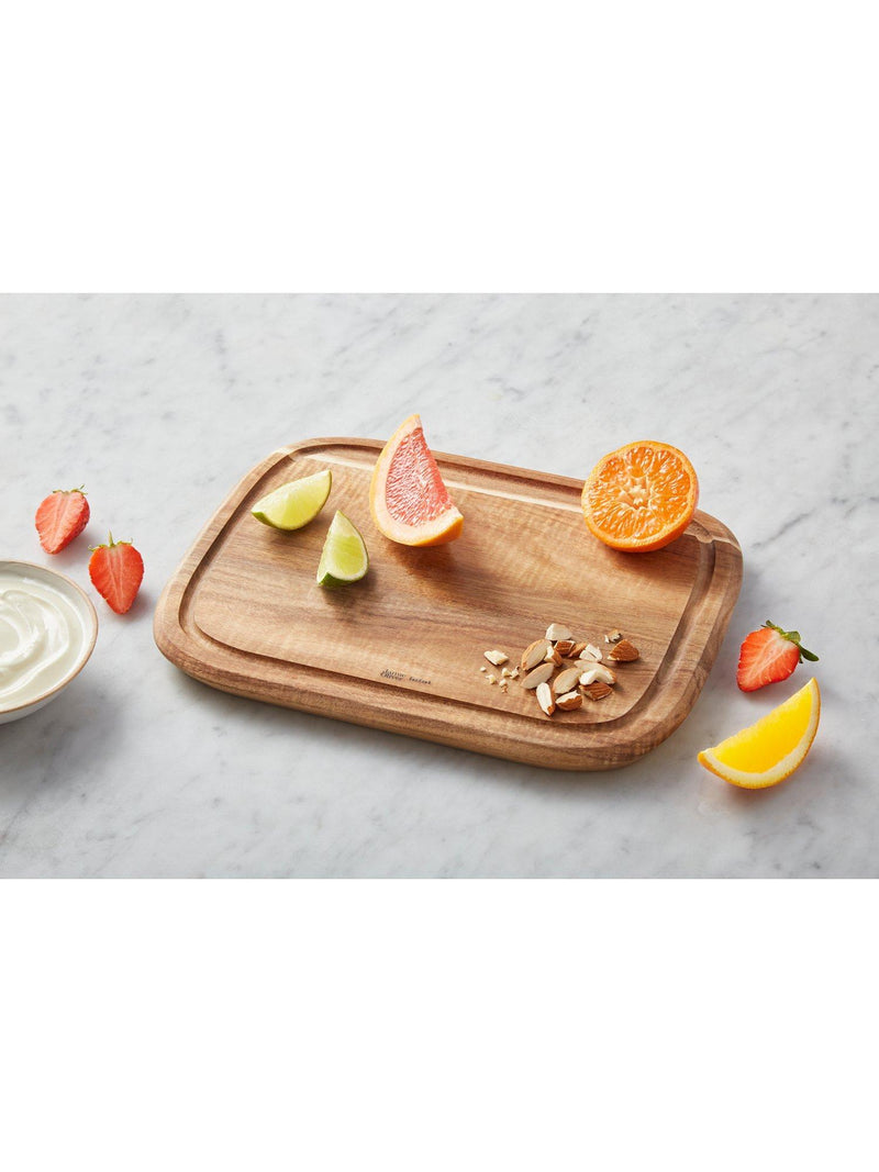 Jamie Oliver by Tefal natural acacia wood chopping board (British brand)