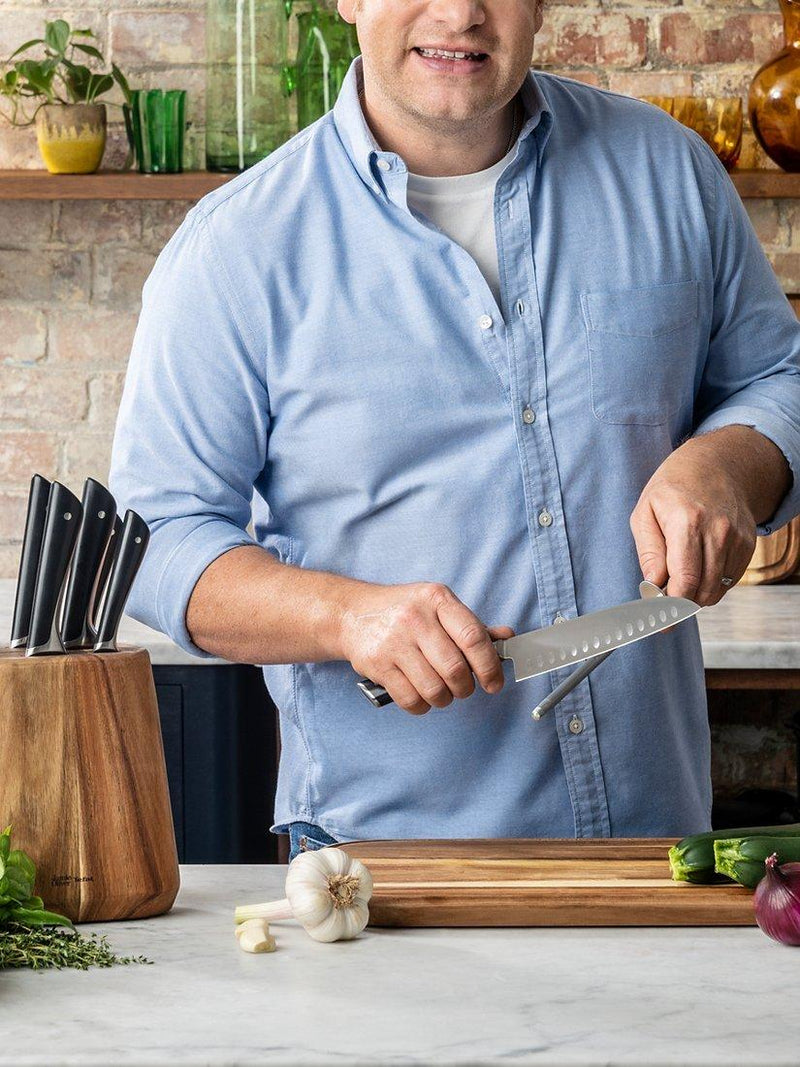 Jamie Oliver by Tefal natural acacia wood chopping board (British brand)
