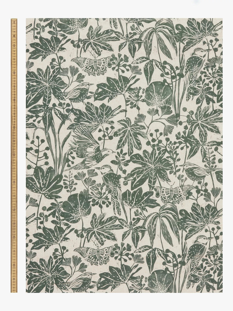 John Lewis Japonica furnishing fabric animal print (British brand)