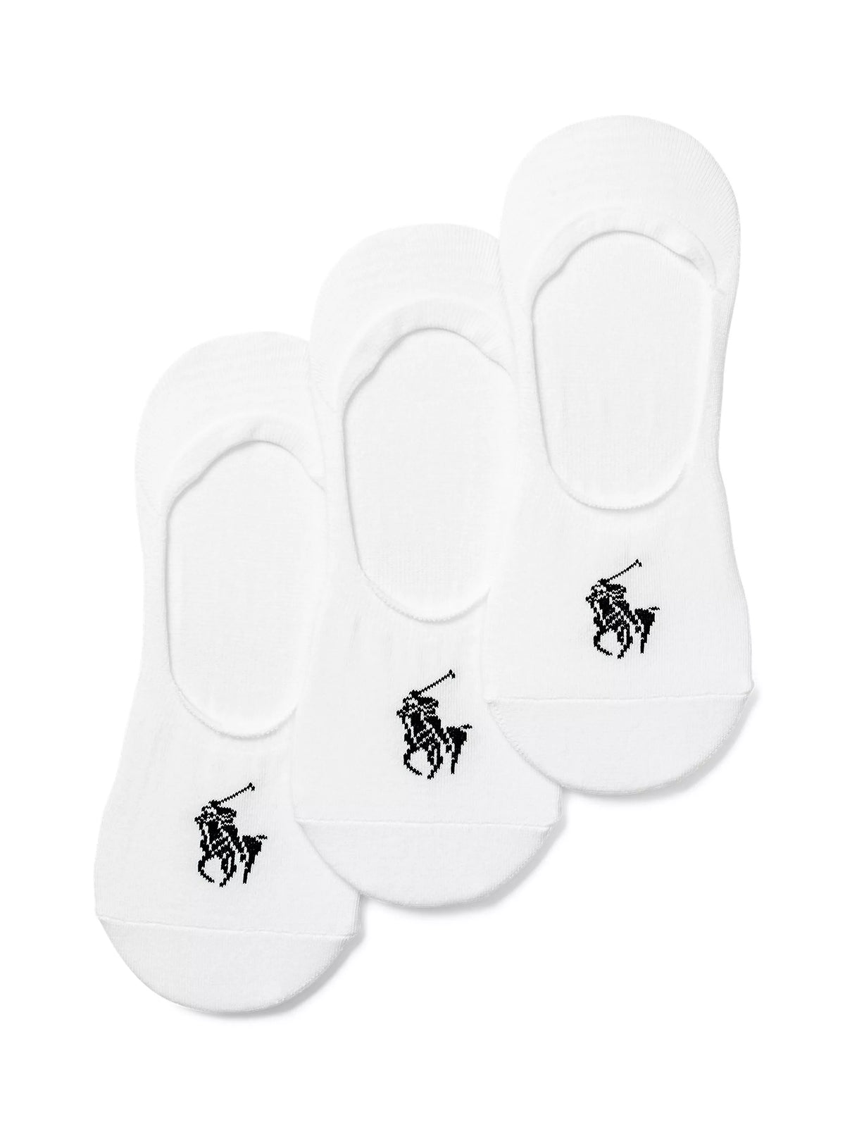 Ralph Lauren no show socks pack of 3 multi (British brand)