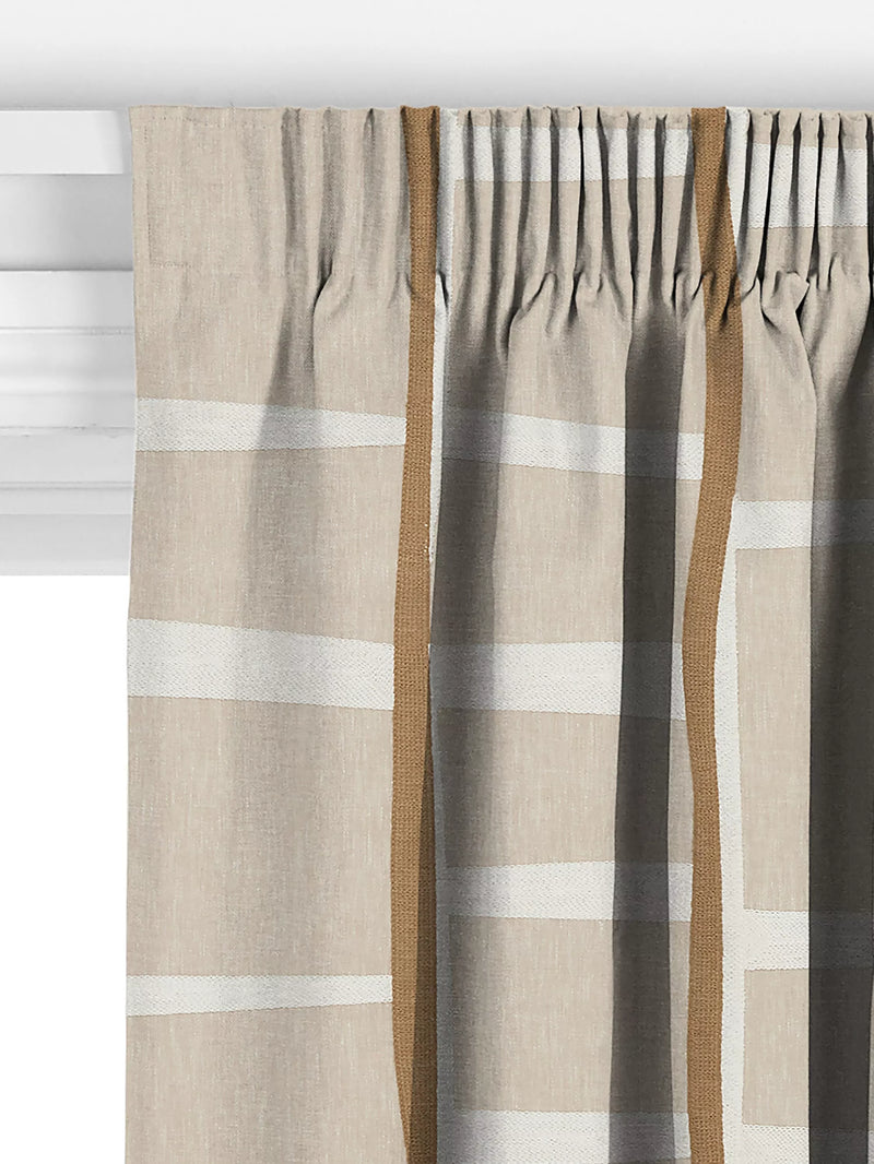 John Lewis Lea Embroidery curtains putty, imported from the UK