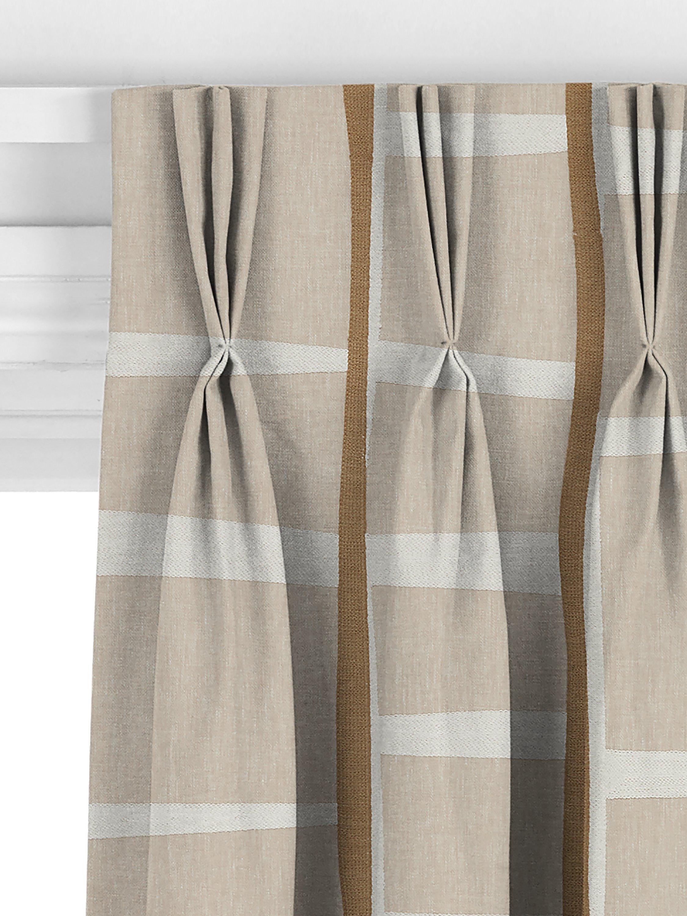 John Lewis Lea Embroidery curtains putty, imported from the UK