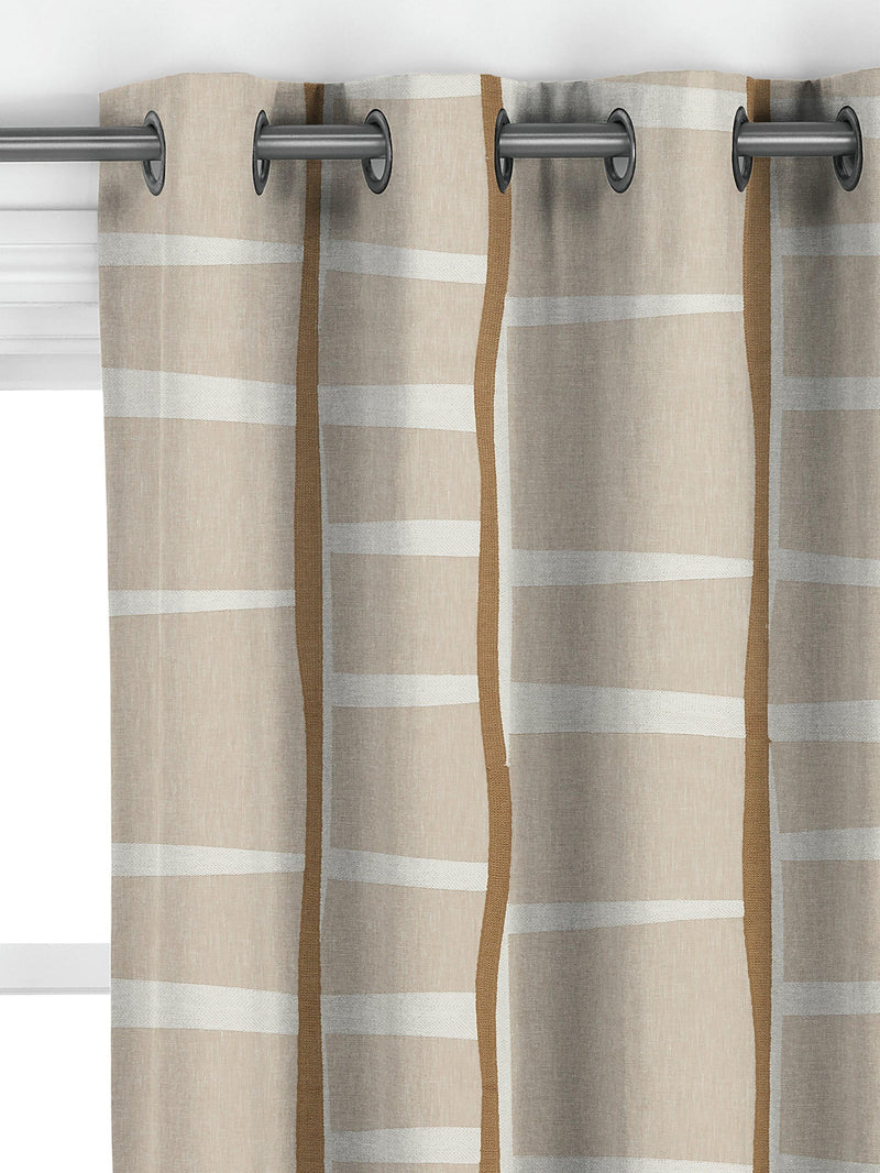 John Lewis Lea Embroidery curtains putty, imported from the UK