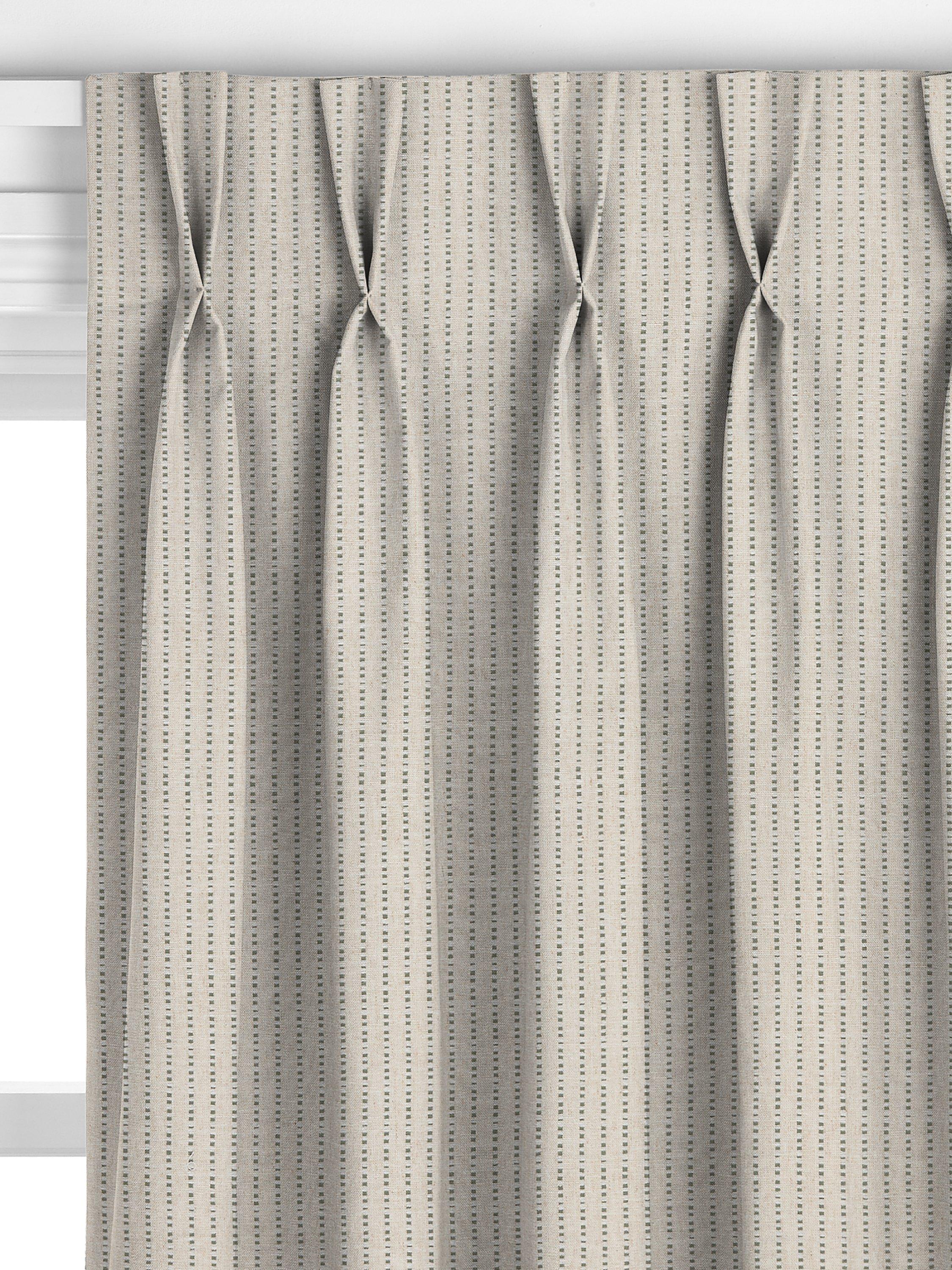 John Lewis Fleck Stripe Myrtle Green curtains - British product