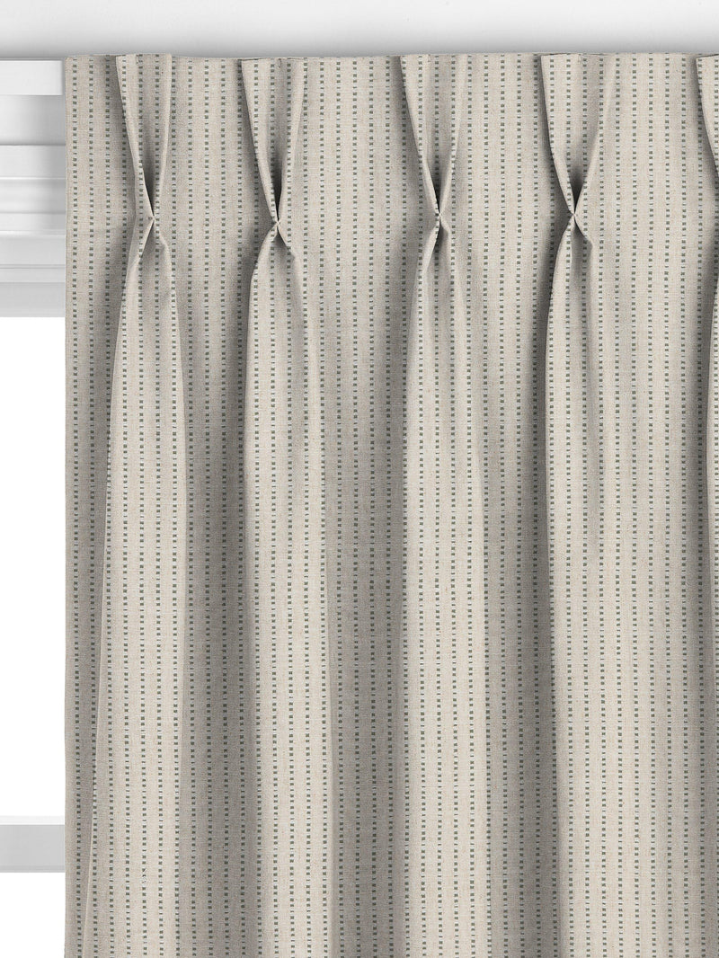 John Lewis Fleck Stripe Myrtle Green curtains - British product