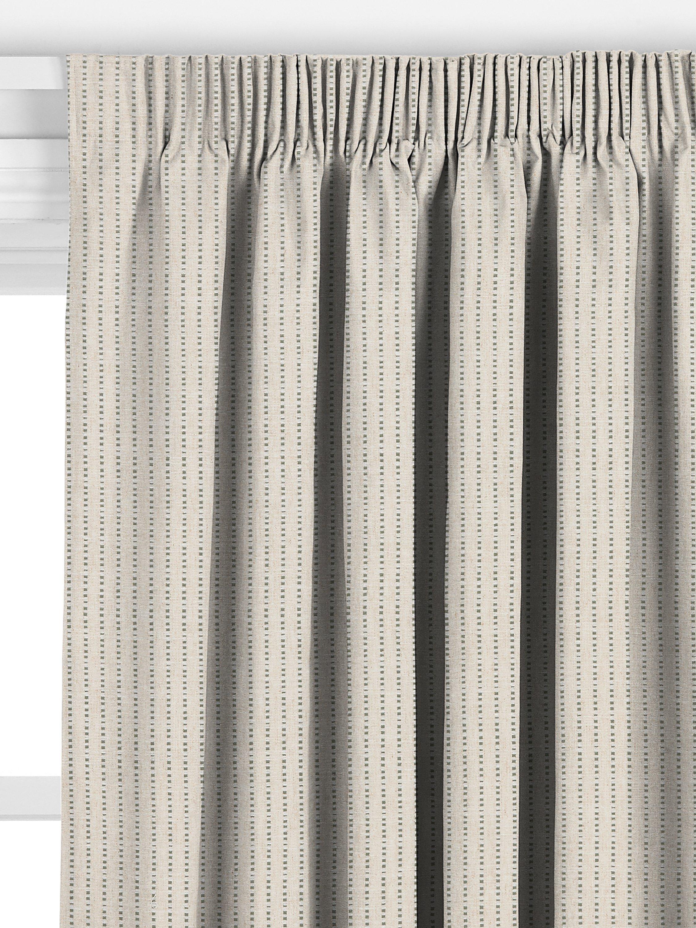 John Lewis Fleck Stripe Myrtle Green curtains - British product