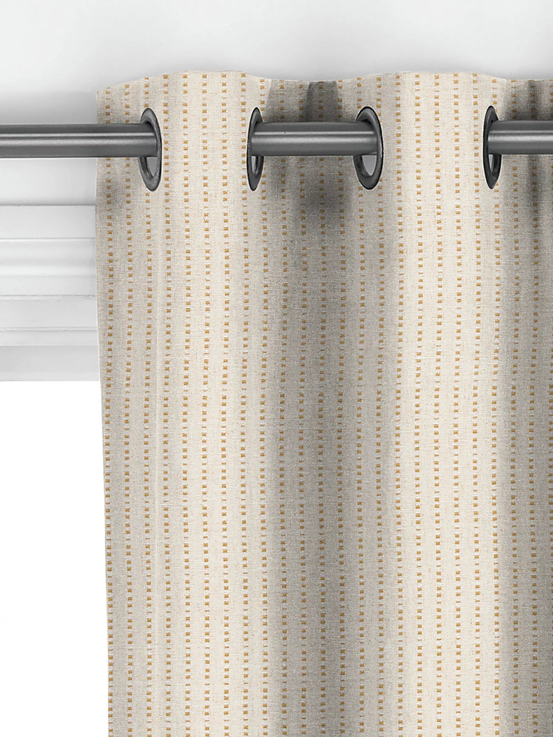 John Lewis Fleck Stripe curtain honey, imported from the UK