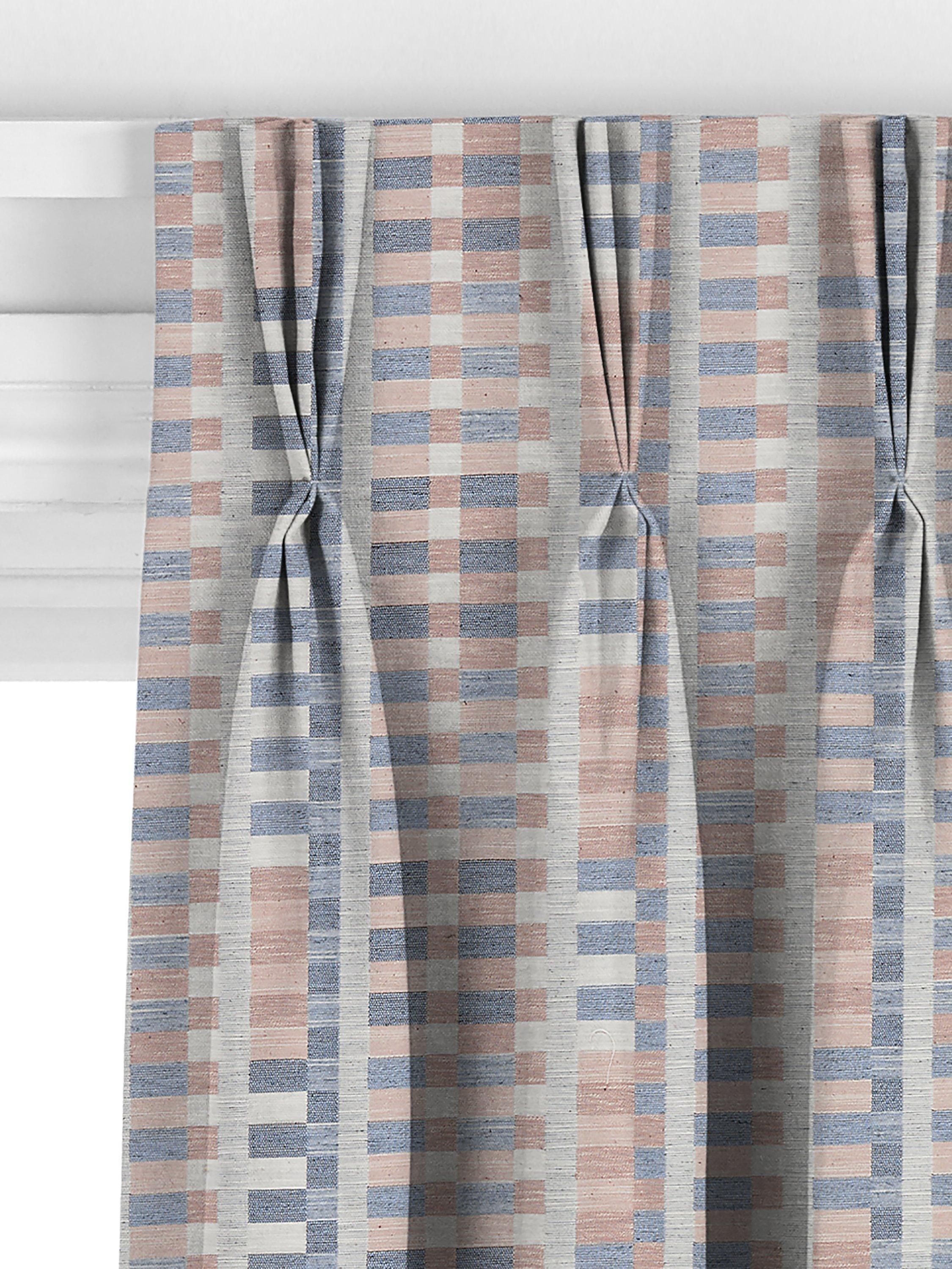 John Lewis Fion French blue made to measure curtains - British product
