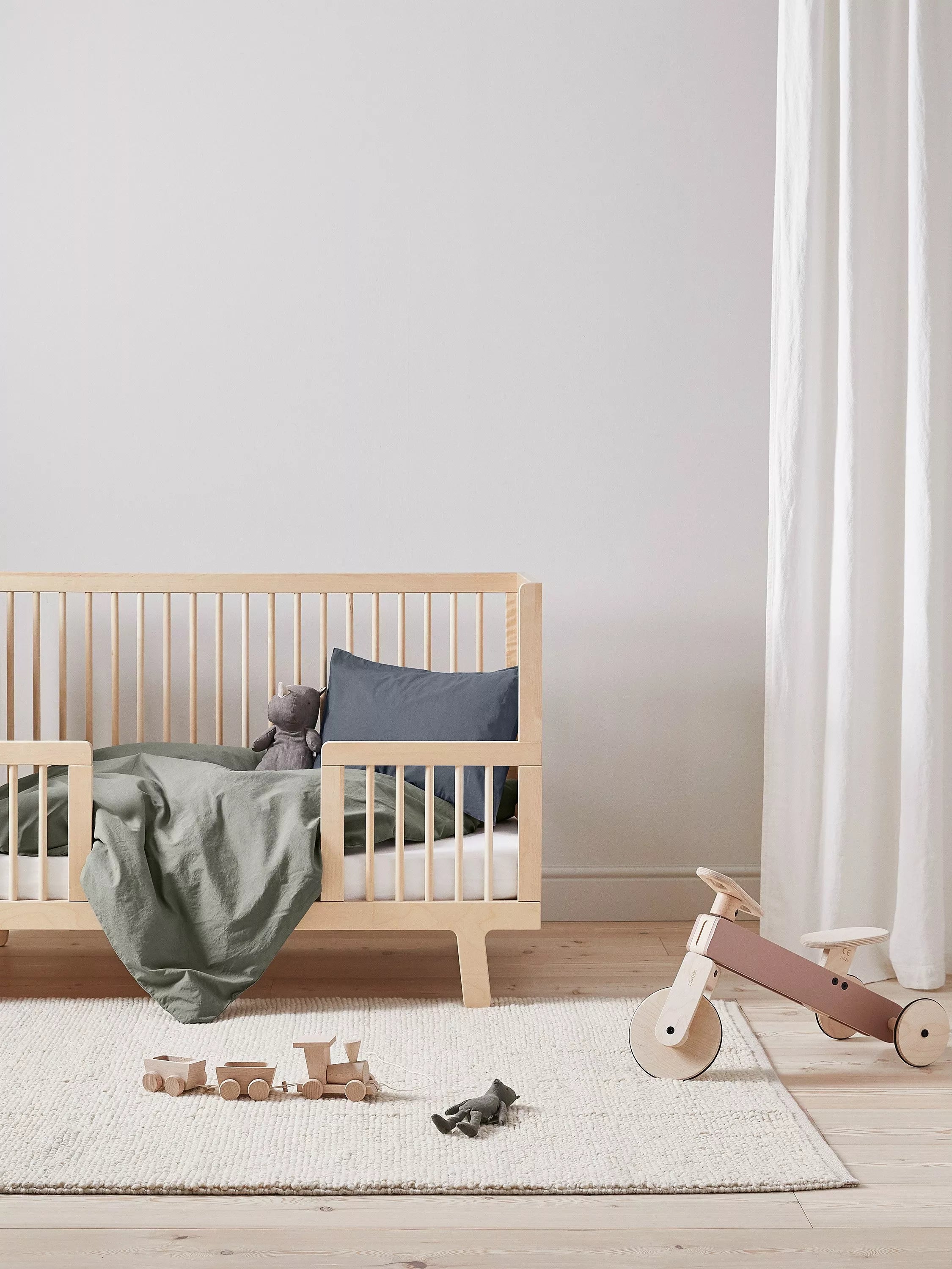 Bedfolk toddler duvet cover 140x120cm in cotton - British brand