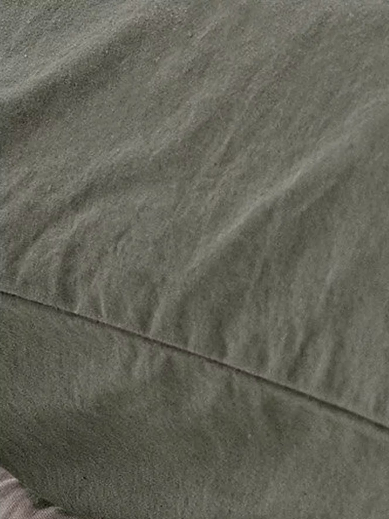 Bedfolk Toddler Pillowcase, 40 x 60cm - Moss