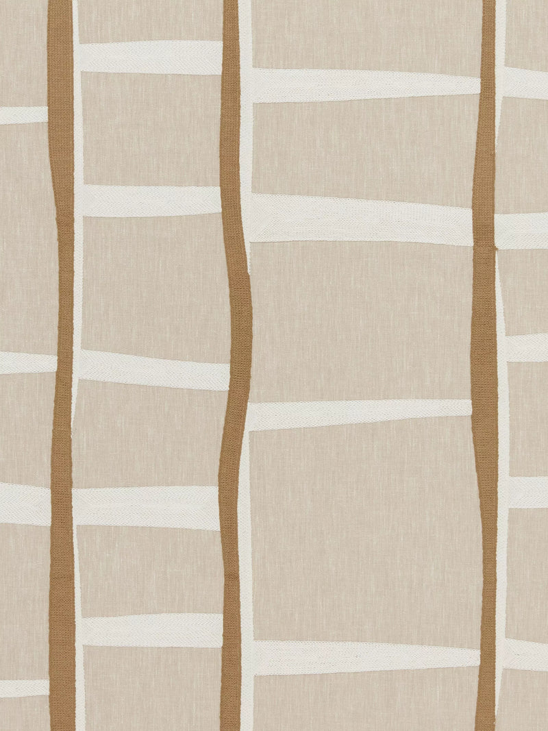 John Lewis Lea embroidered furnishing fabric 140cm wide, imported from the UK