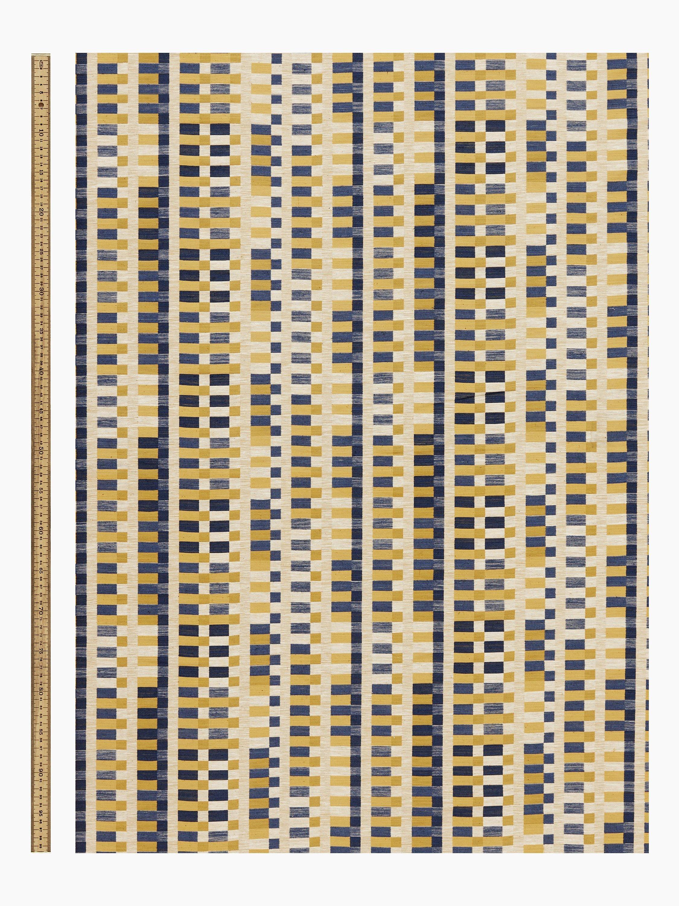 John Lewis Fion furnishing fabric geometric block, UK version