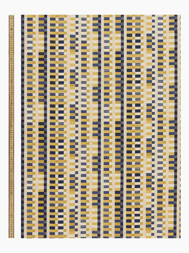 John Lewis Fion furnishing fabric geometric block, UK version