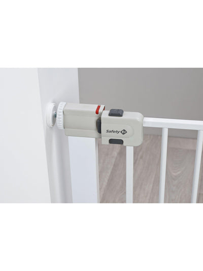 Sicherheit 1. SecurTech Simply Close Metalltor Weißes Baby Tor