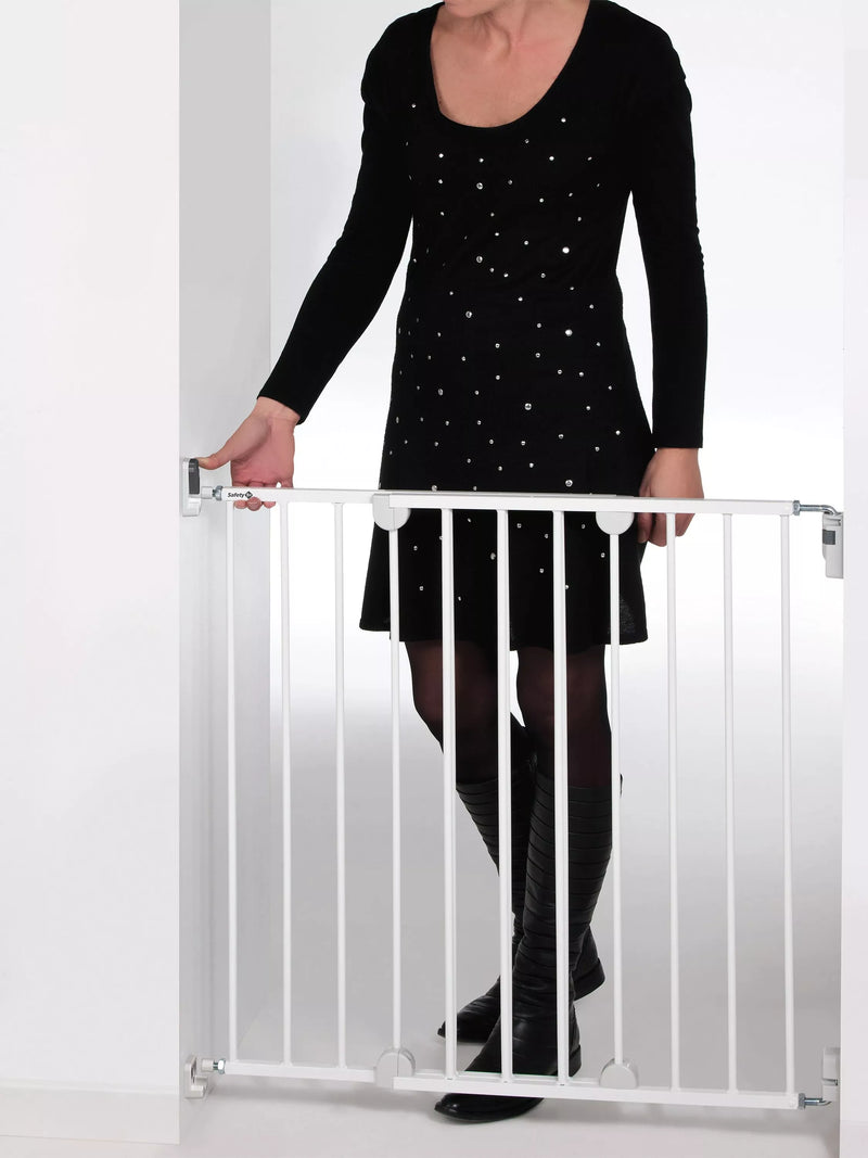 Safety 1st Wall Fix Extending Metal Gate White (British brand)