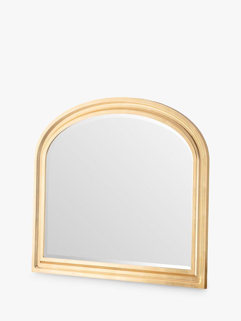 Yearn overmantel mirror bevelled edge wood frame 83x105cm (British brand)