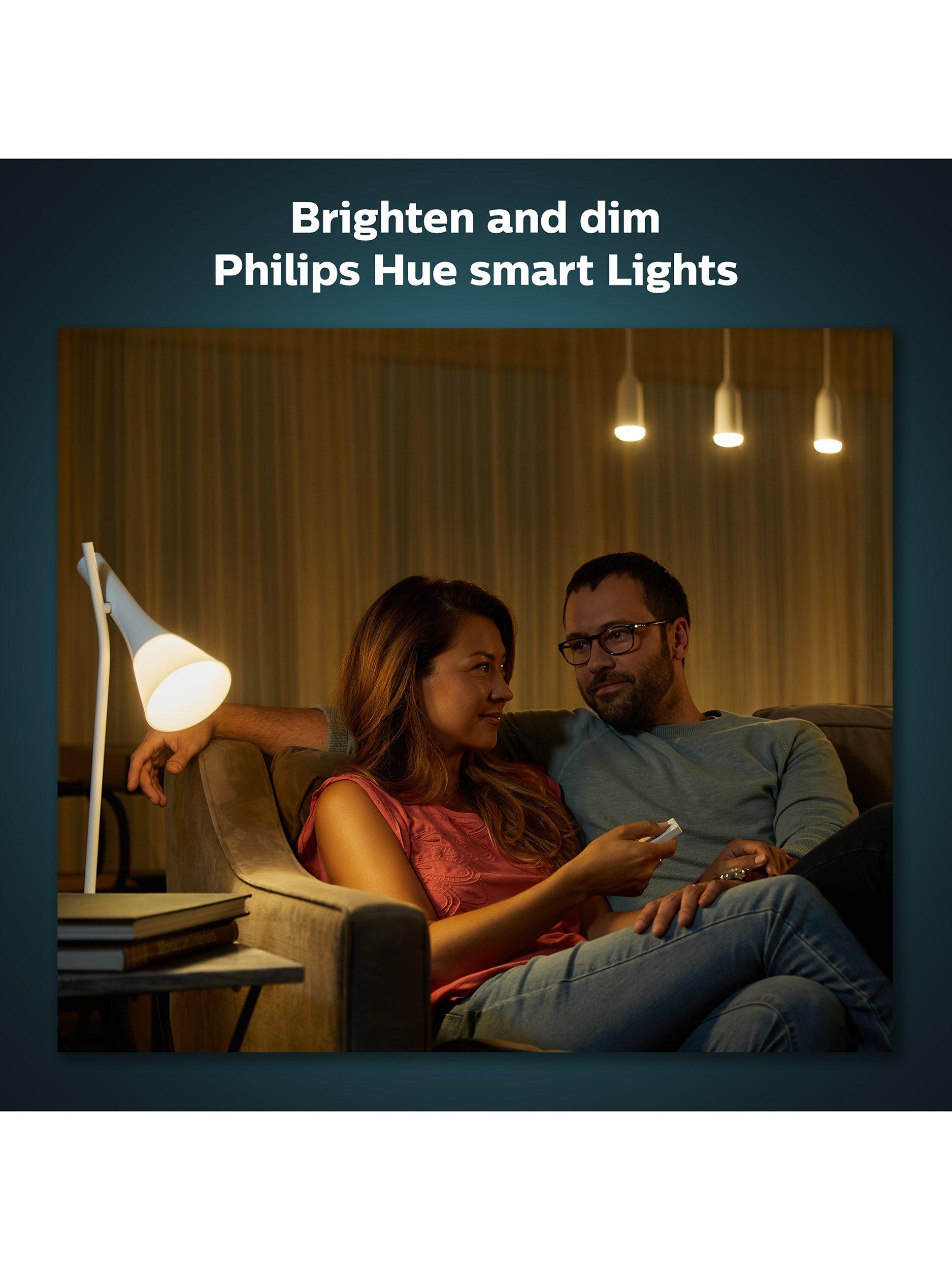 Philips Hue portable smart light with dimmer switch, H12.5x15cm, imported from the UK