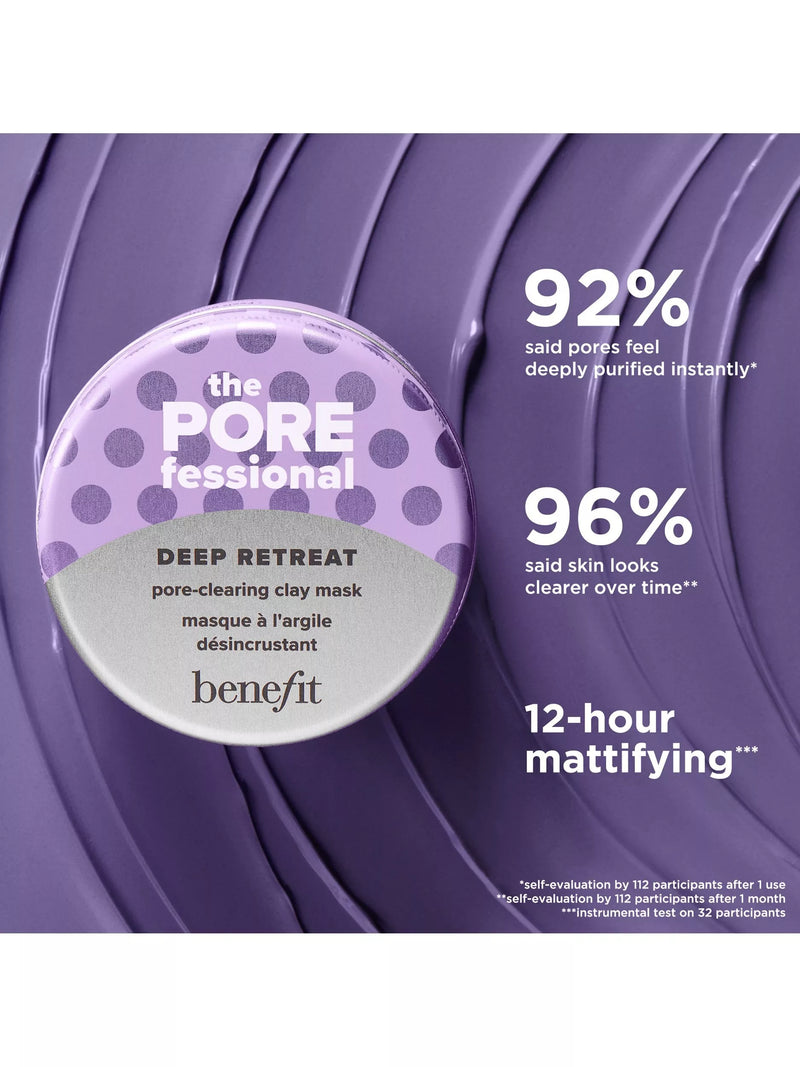 Benefit POREfessional Deep Retreat clay mask 75ml (British brand)