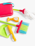 John Lewis kids cleaning playset with broom, dustpan, mop and bucket, UK version