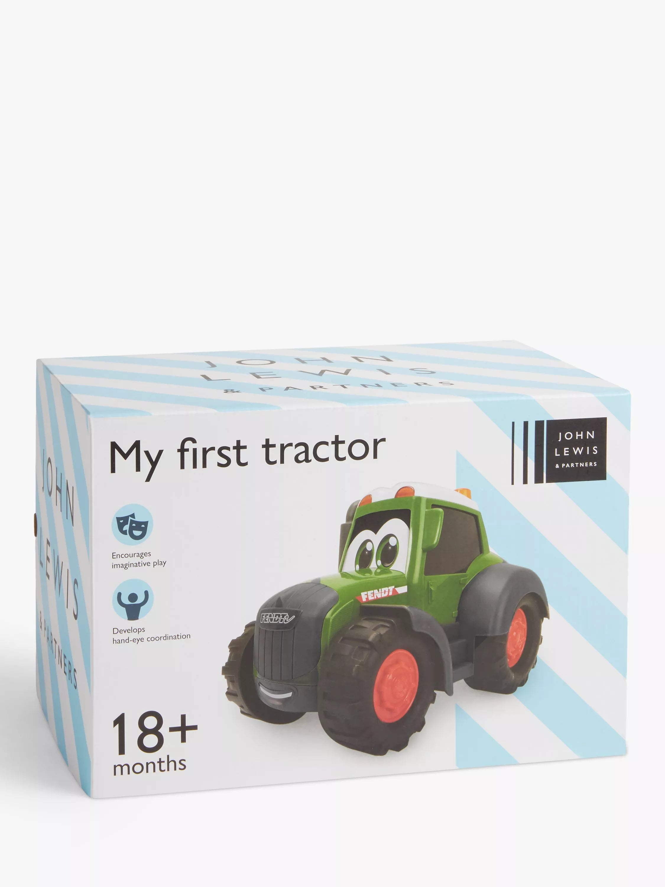 John Lewis My First Tractor toy vehicle, imported from the UK