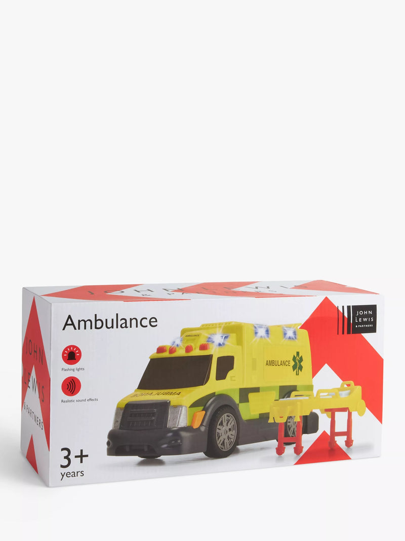 John Lewis large ambulance toy playset, UK version
