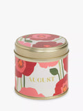 John Lewis Floral Birthday Scented Tin Candle